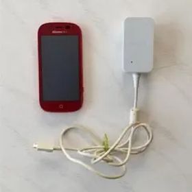 docomo F-06F 赤色 スマートフォン