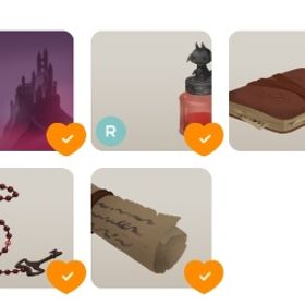 アイテム8点 妖しげな火が灯るランプの木1点＋他7点 | リヴリーアイランドのアイテム、RMTの販売・買取一覧