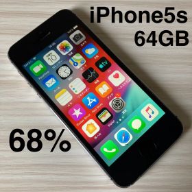 iPhone5s 64GB SPACEGRAY バッテリー68% docomo