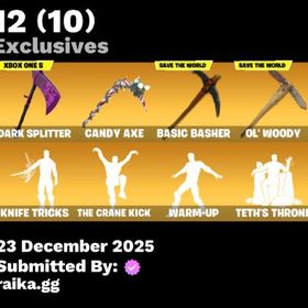 159スキン ダクスカ＋レアエモ少 | フォートナイト(Fortnite)のアカウントデータ、RMTの販売・買取一覧