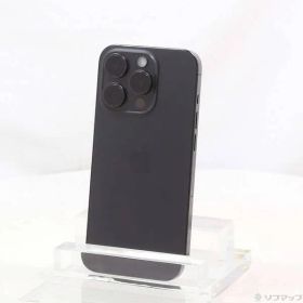 〔中古品〕 iPhone15 Pro 128GB ブラックチタニウム MTU73J／A SIMフリー【344】