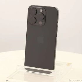 〔中古品〕 iPhone15 Pro 128GB ブラックチタニウム MTU73J／A SIMフリー【262】