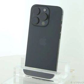 〔中古品〕 iPhone15 Pro 128GB ブラックチタニウム MTU73J／A SIMフリー【198】