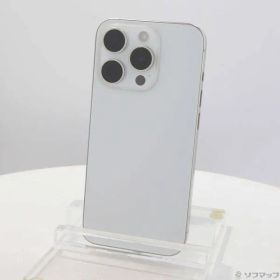 ソフマップ 〔中古品〕 iPhone15 Pro 128GB ホワイトチタニウム MTU83J／A SIMフリー【269】