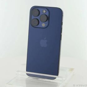 〔中古品〕 iPhone15 Pro 128GB ブルーチタニウム MTUA3J／A SIMフリー【377】