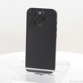 〔中古品〕 iPhone15 Pro 128GB ブラックチタニウム MTU73J／A SIMフリー【276】