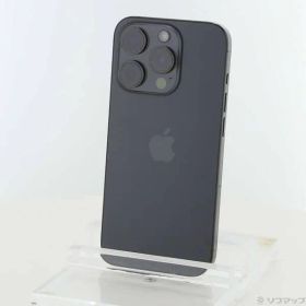 ソフマップ 〔中古品〕 iPhone15 Pro 128GB ブラックチタニウム MTU73J／A SIMフリー【196】