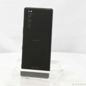 【中古】SONY(ソニー) Xperia 5 64GB ブラック SO-01M docomoロック解除SIMフリー 【377-ud】