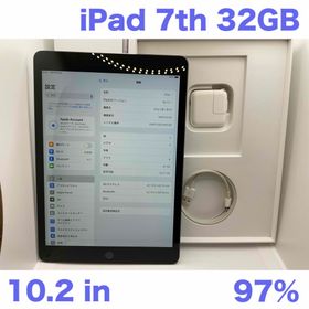 アップル(Apple)のiPad 第7世代 WiFi 32GB スペースグレイBT97%(タブレット)