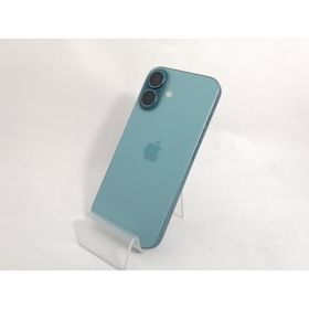 【中古】Apple 国内版 【SIMフリー】 iPhone 16 256GB ティール MYE13J/A【新宿】保証期間１ヶ月【ランクB】