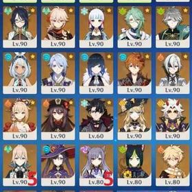 【5神】☆5x34 マーヴィカ 鍾離 雷電将軍 ナヒーダ フリーナ 万葉 夜蘭+若水 アルレッキーノ | 原神のアカウントデータ、RMTの販売・買取一覧