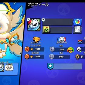 ■サブ垢にオススメ！ハイチャスキン多数+ピアス所持 | ブロスタ(ブロウルスターズ)のアカウントデータ、RMTの販売・買取一覧