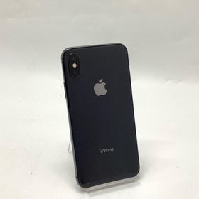 アップル(Apple)の【全額返金保証】【最速発送】Apple iPhone iPhone X 64GB スペースグレイ SIMフリー 動作確認済(スマートフォン本体)