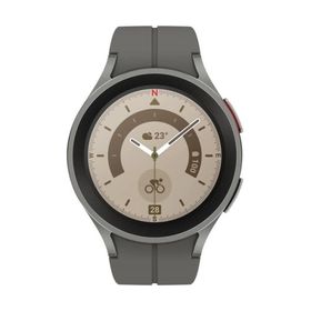 SAMSUNG サムスン Galaxy Watch5 Pro 45mm/ グレーチタニウム Galaxy純正 国内正規品 SM-R920NZTAXJP