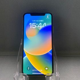 中古美品 国内版 SIMフリー iPhoneX 64GB シルバー色