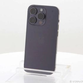 〔中古品〕 iPhone14 Pro 256GB ディープパープル MQ1E3J／A SIMフリー【348】