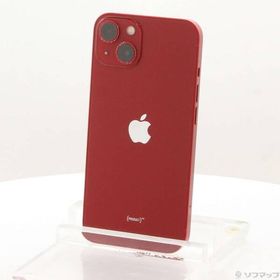〔中古〕Apple(アップル) iPhone13 128GB プロダクトレッド MLNF3J／A SIMフリー〔258-ud〕