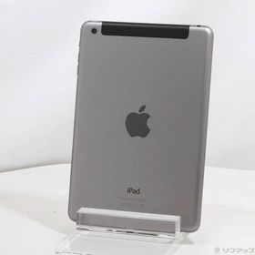 〔中古〕Apple(アップル) iPad mini 2 16GB スペースグレイ ME800J／A SIMフリー〔348-ud〕