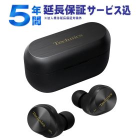 【5年間延長保証込】【当店はパナソニック家電製品正規取扱店です】 Technics テクニクス EAH-AZ80-K（ブラック） ワイヤレスステレオインサイドホン 完全ワイヤレスイヤホン