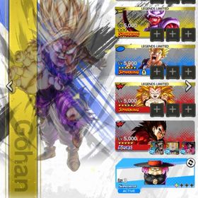 新悟飯赤２凸！新ジャネンバ！新ゴジータ！ultraベジータ4！即購入⭕️ | ドラゴンボールレジェンズのアカウントデータ、RMTの販売・買取一覧