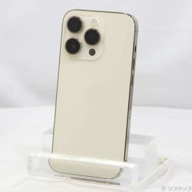 【中古】Apple(アップル) iPhone14 Pro 128GB ゴールド MQ073J／A SIMフリー 【297-ud】