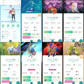 即戦力❗️伝説個体100:6体!背景伝説100❗️背景剣盾の王!個体値100:65体所持等 | ポケモンGOのアカウントデータ、RMTの販売・買取一覧