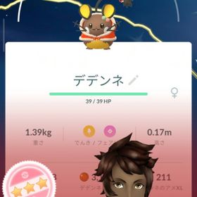 ☃コスチュームデデンネ❄️ 色違い・100%捕獲代行 | ポケモンGOの代行、RMTの販売・買取一覧