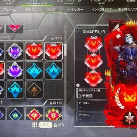 プレデター10位維持 s20.21.22両スプ psn eaお渡しします | APEX Legendsのアカウントデータ、RMTの販売・買取一覧