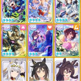 神垢 激安 石10000以上 評価最強サポート3.完凸5種 星3キャラ 14体 シンデレラグレイ 初 | ウマ娘のアカウントデータ、RMTの販売・買取一覧