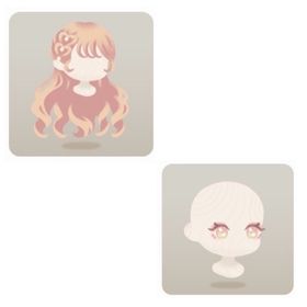 ハートの編み込みロングヘア＆幸せに満ちる瞳 | リヴリーアイランドのアイテム、RMTの販売・買取一覧