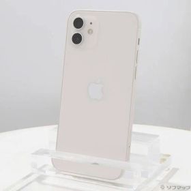 〔中古品〕 iPhone12 128GB ホワイト MGHV3J／A SIMフリー【377】