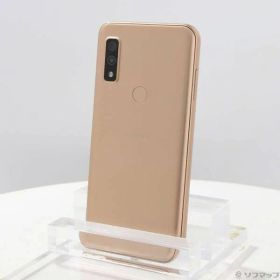 〔中古品〕 arrows We 64GB ローズゴールド FCG01 au SIMフリー【297】