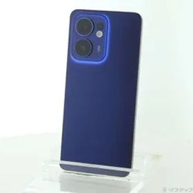 〔中古品〕 OPPO Reno13 A 128GB ルミナスネイビー OPG05 UQ mobile SIMフリー【258】