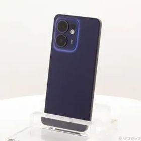 〔中古品〕 OPPO Reno13 A 128GB ルミナスネイビー OPG05 UQ mobile SIMフリー【349】