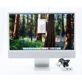 Apple iMac 24インチ 2021 Apple M1 3.2GHz 16GB 256GB(APPLE SSD) Apple M1(7コア) 24インチRetina 4.5K 4480x2520ドット macOS Sequoia