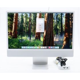 Apple iMac 24インチ 2021 Apple M1 3.2GHz 16GB 256GB(APPLE SSD) Apple M1(7コア) 24インチRetina 4.5K 4480x2520ドット macOS Sequoia