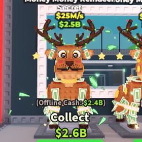 🎄超レア🎄 Money Money Reindeer 25M/s | ロブロックス(ROBLOX)のアカウントデータ、RMTの販売・買取一覧