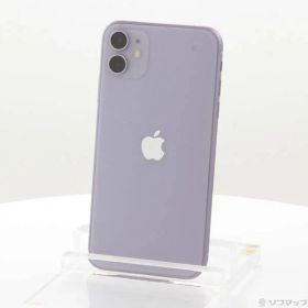 〔中古品〕 iPhone11 64GB パープル MWLX2J／A SIMフリー【305】