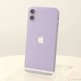 〔中古品〕 iPhone11 64GB パープル MWLX2J／A SIMフリー【377】