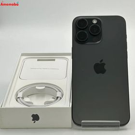 iPhone15 Pro Max 1TB ブラックチタニウム MU6Y3J/A AU版SIMフリー