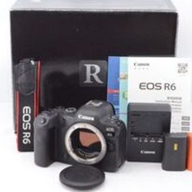 良品★Canon キヤノン EOS R6 ボディ ブラック 2010万画素 フルサイズ ミラーレス一眼カメラ★元箱付き R5104