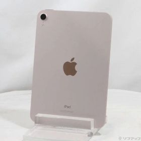 〔中古品〕 iPad mini 第6世代 64GB ピンク MLWL3J／A Wi-Fi【352】