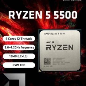 AMD Ryzen 5 5500 CPU 新品未使用 2個