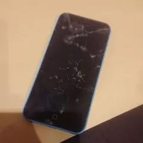 iPhone5c ジャンク ブルー