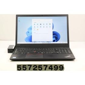 ノートパソコン Lenovo ThinkPad E580 Core i3 8130U 2.2GHz/8GB/256GB(SSD)/15.6W/FHD(1920x1080)/Win11 画面キズあり
