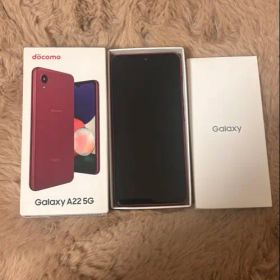 Samsung Galaxy A22 5G 本体 レッド