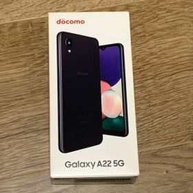Galaxy A22 5G ブラック 64 GB docomo