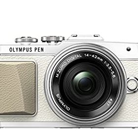 【中古】(非常に良い)OLYMPUS PEN E-PL7 14-42mm EZレンズキット ホワイト ミラーレス一眼 E-PL7 EZ LKIT WHT