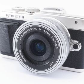 【中古】OLYMPUS オリンパス PEN Lite E-PL7 14-42mm EZ レンズキット シルバー