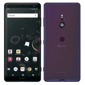 【中古】Cランク【傷や汚れあり】 SIMロック解除済 白ロム 元docomo SO-01L SONY Xperia XZ3 ボルドーレッド ネットワーク利用制限〇